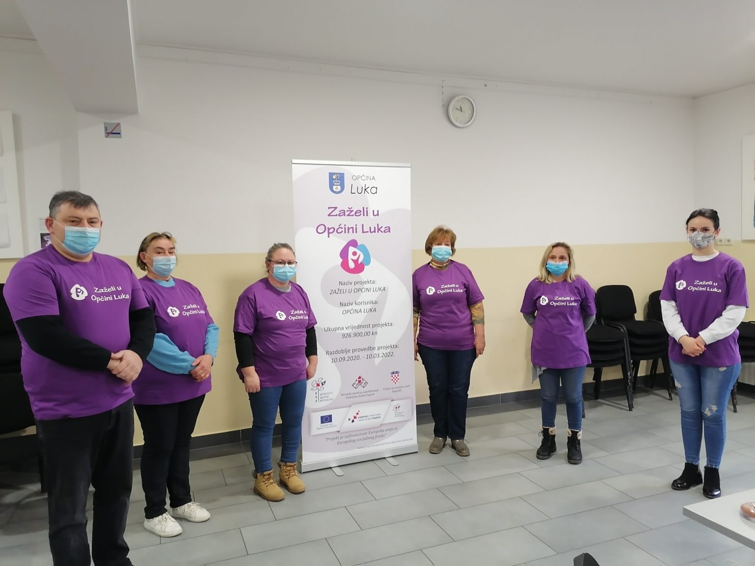 Potpisani ugovori sa zaposlenicama na projektu “Zaželi u Općini Luka”