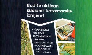 NOVA KATASTARSKA IZMJERA – OBAVIJEST O POČETKU TERENSKIH AKTIVNOSTI
