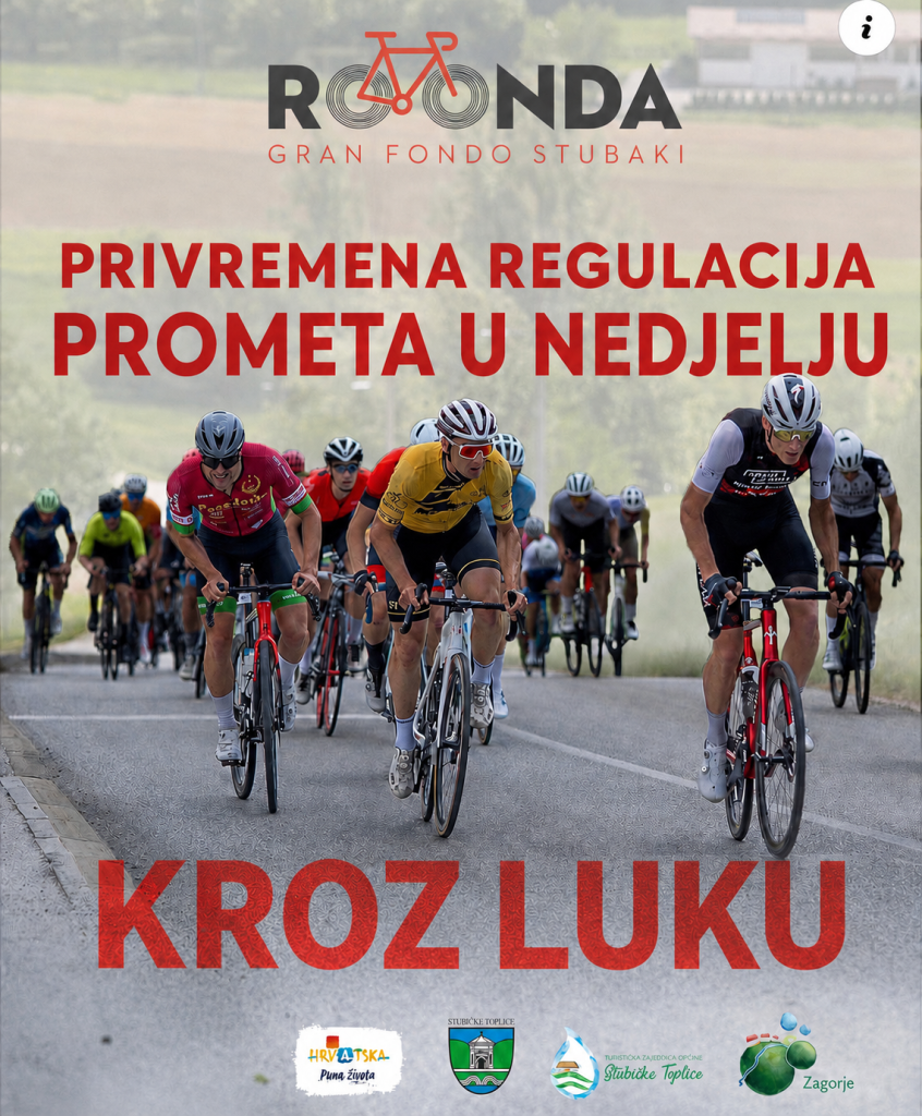 OBAVIJEST O PRIVREMENOJ REGULACIJI PROMETA U NEDJELJU 10. 05. 2026.
