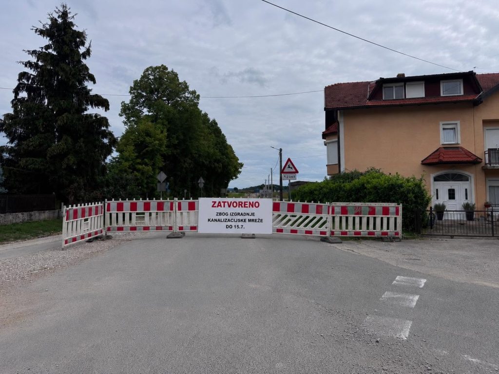 OBAVIJEST O PRIVREMENOM ZATVARANJU CESTE