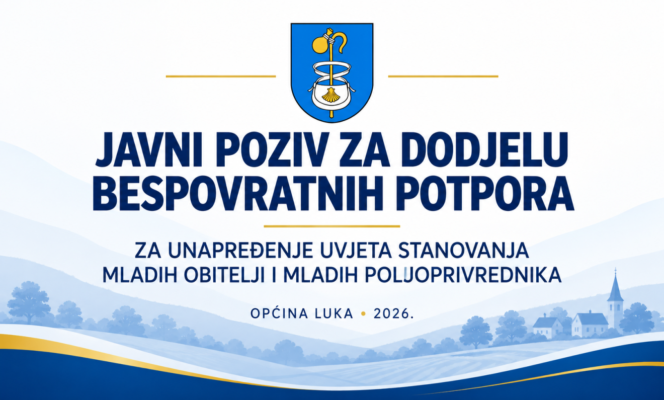 Javni poziv za potpore mladim obiteljima i poljoprivrednicima